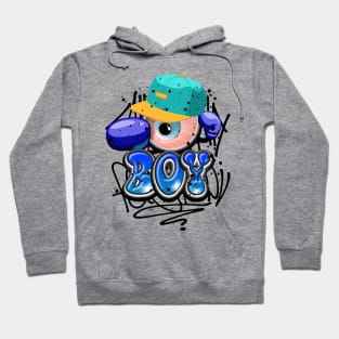 Boxing Boy Funny Cartoon T-shirt Hoodie